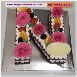 Bánh Sinh Nhật Chữ Cái & Số - RP43